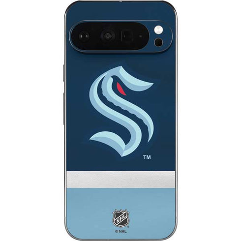 NHL Seattle Kraken Striped Pixel 9 Pro XL Skin